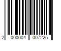 Barcode Image for UPC code 2000004007225