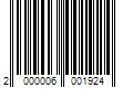 Barcode Image for UPC code 2000006001924