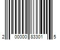 Barcode Image for UPC code 200000833015