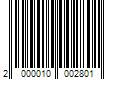 Barcode Image for UPC code 2000010002801