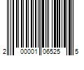 Barcode Image for UPC code 200001065255