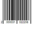 Barcode Image for UPC code 2000031022208