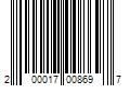 Barcode Image for UPC code 200017008697