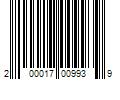 Barcode Image for UPC code 200017009939