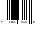 Barcode Image for UPC code 200017013530