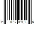 Barcode Image for UPC code 200017053918