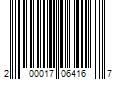 Barcode Image for UPC code 200017064167