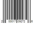 Barcode Image for UPC code 200017092726