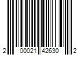 Barcode Image for UPC code 200021426302