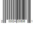 Barcode Image for UPC code 200024005061