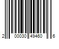 Barcode Image for UPC code 200030494606