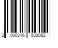 Barcode Image for UPC code 2000316003052