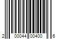 Barcode Image for UPC code 200044004006