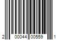 Barcode Image for UPC code 200044005591