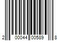 Barcode Image for UPC code 200044005898