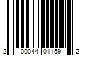 Barcode Image for UPC code 200044011592