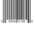 Barcode Image for UPC code 200044011899