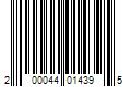 Barcode Image for UPC code 200044014395