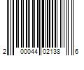 Barcode Image for UPC code 200044021386