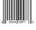 Barcode Image for UPC code 200044025773