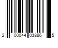 Barcode Image for UPC code 200044038865