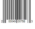 Barcode Image for UPC code 200049007583