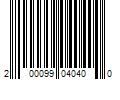 Barcode Image for UPC code 200099040400