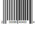 Barcode Image for UPC code 200099404004