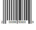 Barcode Image for UPC code 200099508009