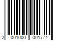 Barcode Image for UPC code 2001000001774