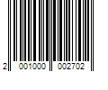 Barcode Image for UPC code 2001000002702