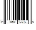 Barcode Image for UPC code 200100175053