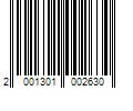 Barcode Image for UPC code 2001301002630