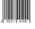 Barcode Image for UPC code 2002017004000