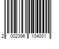 Barcode Image for UPC code 2002396104001