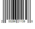 Barcode Image for UPC code 200266211398