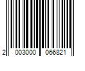 Barcode Image for UPC code 2003000066821