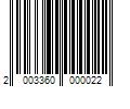 Barcode Image for UPC code 2003360000022