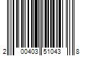 Barcode Image for UPC code 200403510438