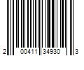 Barcode Image for UPC code 200411349303