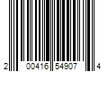 Barcode Image for UPC code 200416549074