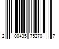 Barcode Image for UPC code 200435752707