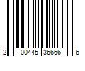 Barcode Image for UPC code 200445366666