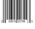 Barcode Image for UPC code 200615007993