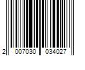 Barcode Image for UPC code 2007030034027