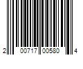 Barcode Image for UPC code 200717005804