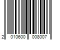 Barcode Image for UPC code 2010600008007