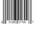 Barcode Image for UPC code 201293017007