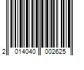 Barcode Image for UPC code 2014040002625