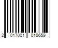 Barcode Image for UPC code 2017001018659